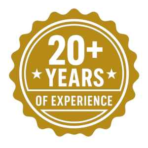 20+ Years of Experience