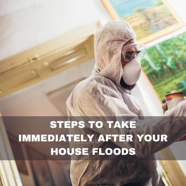 Steps to take immediately after your house floods